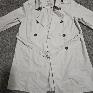 Classic White Trench Coat